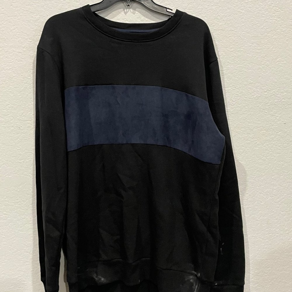FOREVER21 stripe color block sweatshirt